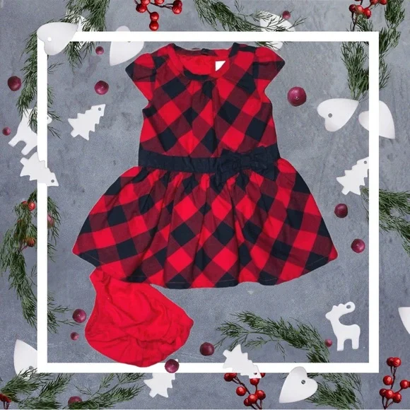 Carters baby hot sale girl christmas dresses